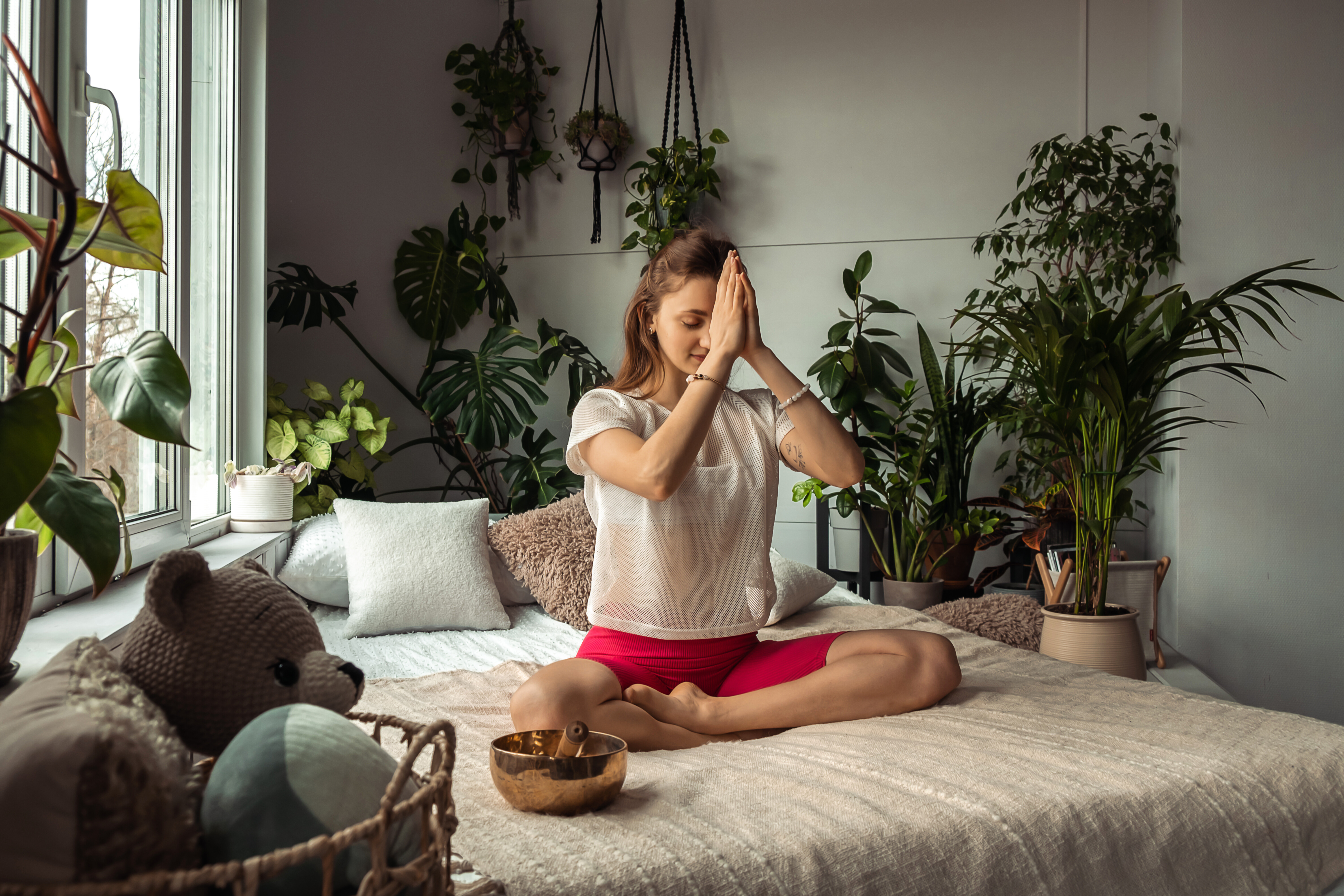 A person finding balance between work and everyday life